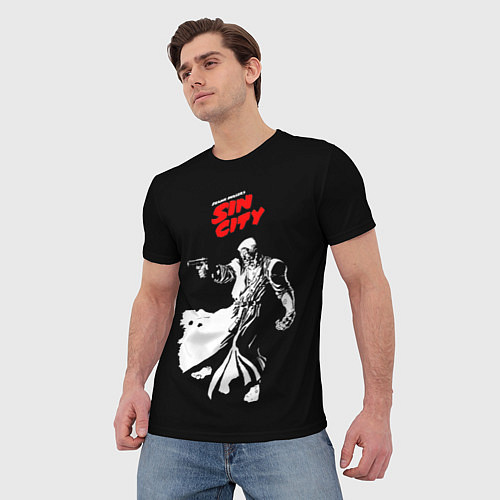 Мужская футболка Sin City: Marv / 3D-принт – фото 3