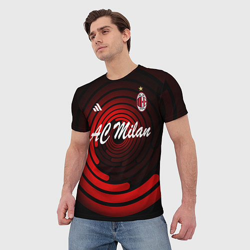 Мужская футболка AC Milan - FC / 3D-принт – фото 3