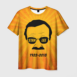 Футболка мужская Stan Lee 1922-2018, цвет: 3D-принт