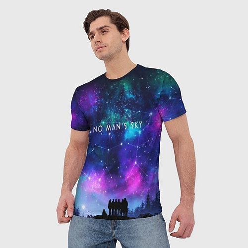 Мужская футболка No Man's Sky: Space Vision / 3D-принт – фото 3