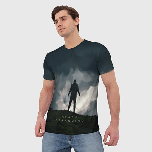 Мужская футболка Death Stranding: One Soldier / 3D-принт – фото 3