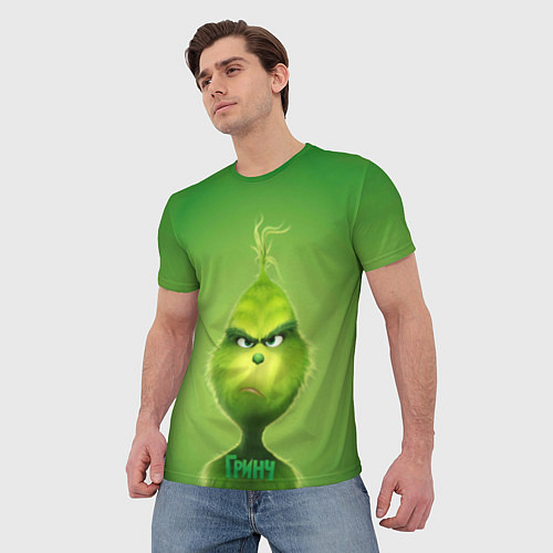 Мужская футболка Гринч / 3D-принт – фото 3