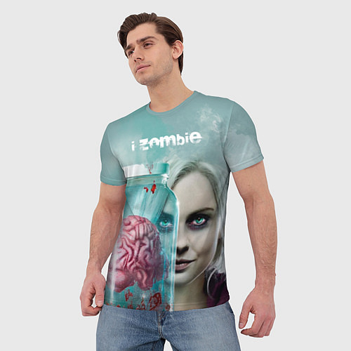 Мужская футболка I-ZOMBIE large / 3D-принт – фото 3