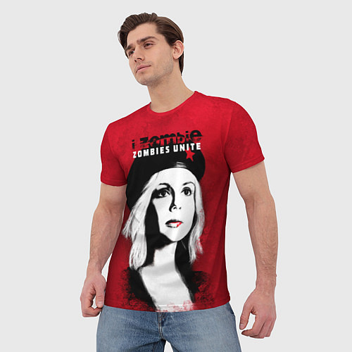 Мужская футболка Zombies Unite - Оливия Мур / 3D-принт – фото 3