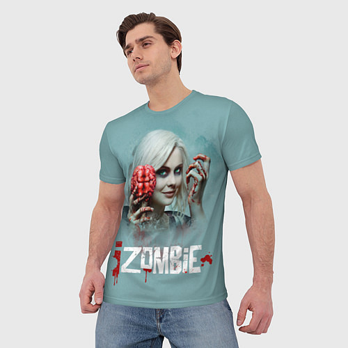 Мужская футболка I Zombie / 3D-принт – фото 3