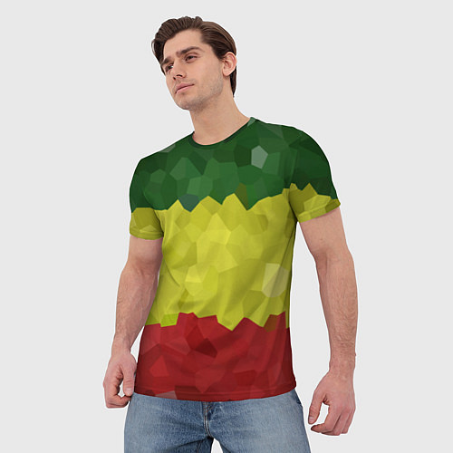 Мужская футболка Эфиопия / 3D-принт – фото 3