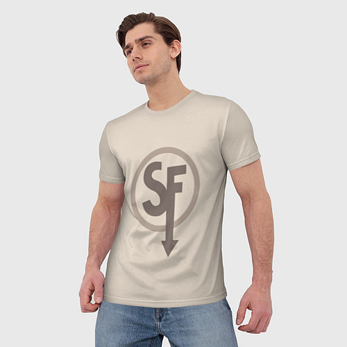 Мужская футболка SANITYS FALL / 3D-принт – фото 3