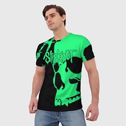 Футболка мужская Slipknot: Acid Skull, цвет: 3D-принт — фото 2