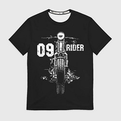 Футболка мужская 09 Rider, цвет: 3D-принт