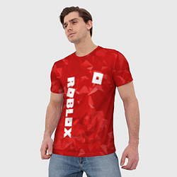 Футболка мужская ROBLOX: Red Style, цвет: 3D-принт — фото 2