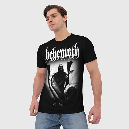 Мужская футболка Behemoth: Black Metal / 3D-принт – фото 3