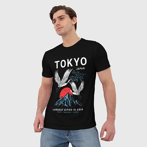 Мужская футболка Tokyo / 3D-принт – фото 3
