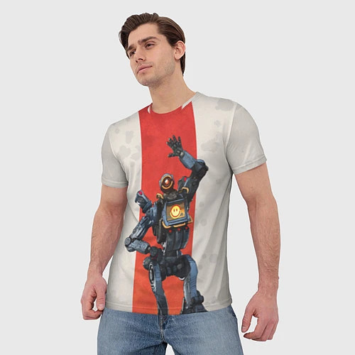 Мужская футболка Apex Legends: Pathfinder / 3D-принт – фото 3