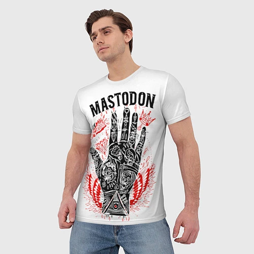 Мужская футболка Mastodon: Magic Hand / 3D-принт – фото 3