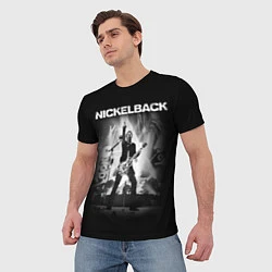 Футболка мужская Nickelback Rock, цвет: 3D-принт — фото 2