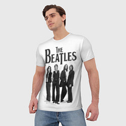 Футболка мужская The Beatles: White Side, цвет: 3D-принт — фото 2
