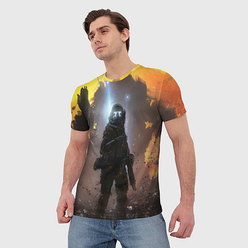 Мужская футболка Apex Legends: Sunrise / 3D-принт – фото 3