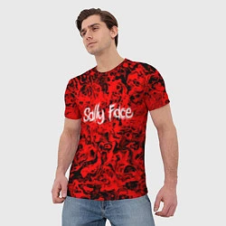 Футболка мужская Sally Face: Red Bloody, цвет: 3D-принт — фото 2