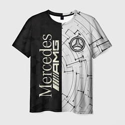 Футболка мужская Mercedes AMG: Techno Style, цвет: 3D-принт