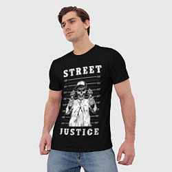 Футболка мужская Street Justice, цвет: 3D-принт — фото 2