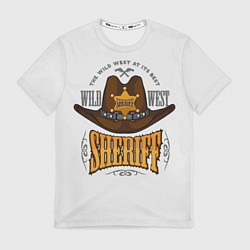 Футболка мужская Sheriff - wild west, цвет: 3D-принт