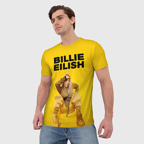 Мужская футболка Billie Eilish: Lovely / 3D-принт – фото 3