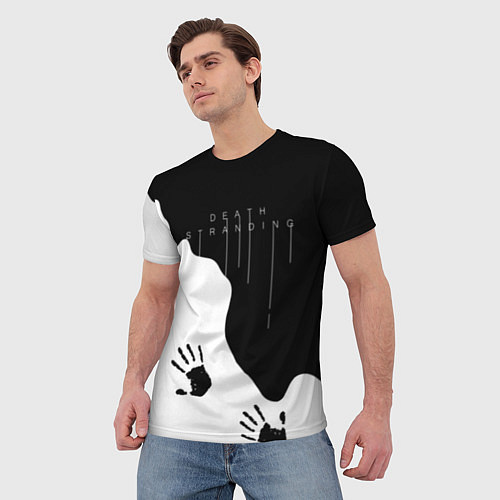 Мужская футболка DEATH STRANDING / 3D-принт – фото 3