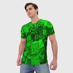 Футболка мужская Minecraft game characters, цвет: 3D-принт — фото 2