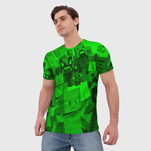 Мужская футболка Minecraft game characters / 3D-принт – фото 3