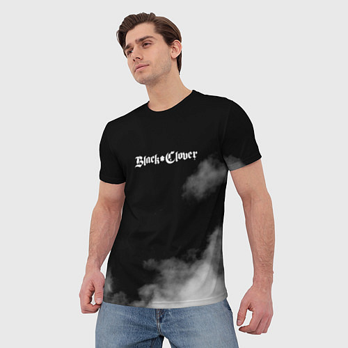 Мужская футболка Чёрный клевер / 3D-принт – фото 3