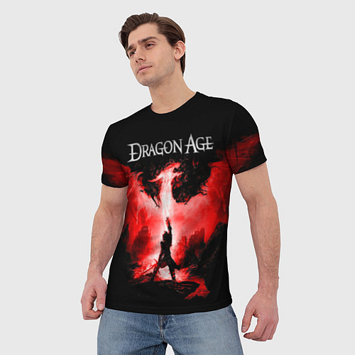 Мужская футболка Dragon Age / 3D-принт – фото 3