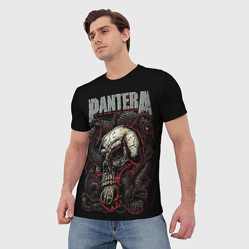 Мужская футболка Pantera / 3D-принт – фото 3