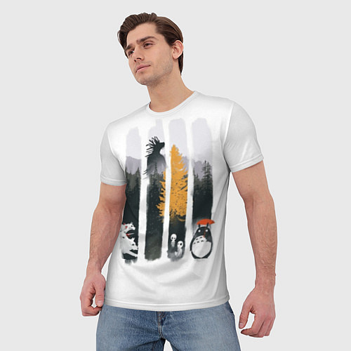 Мужская футболка Хранители Леса / 3D-принт – фото 3