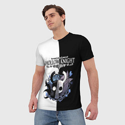 Футболка мужская Hollow Knight Black & White, цвет: 3D-принт — фото 2