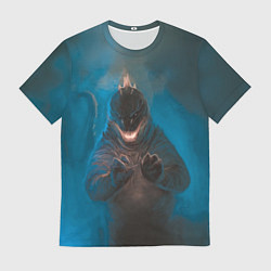 Футболка мужская Blue Godzilla, цвет: 3D-принт