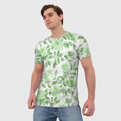 Мужская футболка Пышная растительность / 3D-принт – фото 3