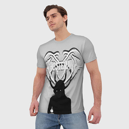 Мужская футболка Ghostemane / 3D-принт – фото 3
