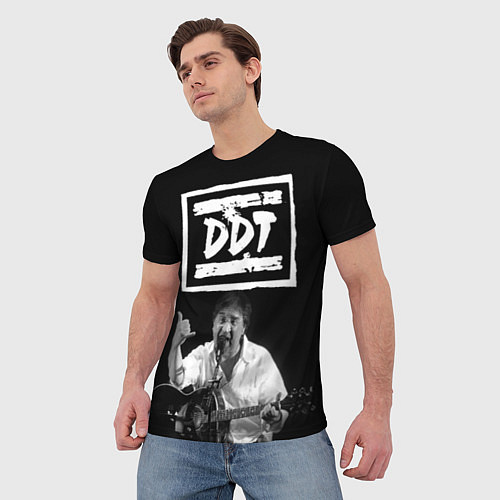 Мужская футболка ДДТ / 3D-принт – фото 3