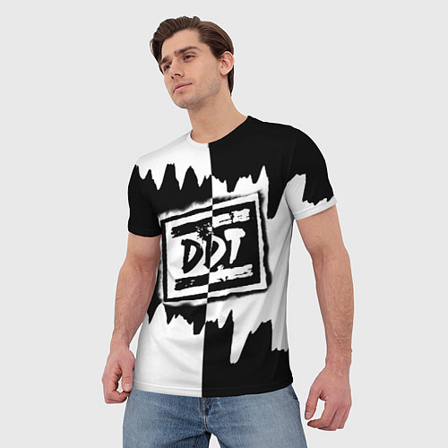 Мужская футболка ДДТ / 3D-принт – фото 3