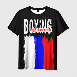 Футболка мужская Boxing from Russia, цвет: 3D-принт
