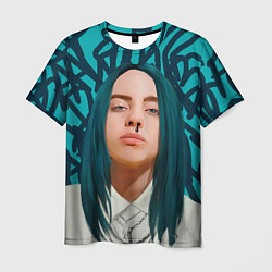 Футболка мужская Billie Eilish, цвет: 3D-принт