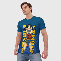Футболка мужская Wonder Woman, цвет: 3D-принт — фото 2