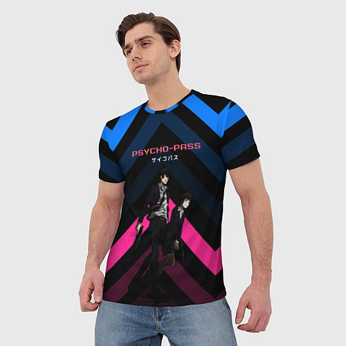 Мужская футболка Sinners of the system / 3D-принт – фото 3