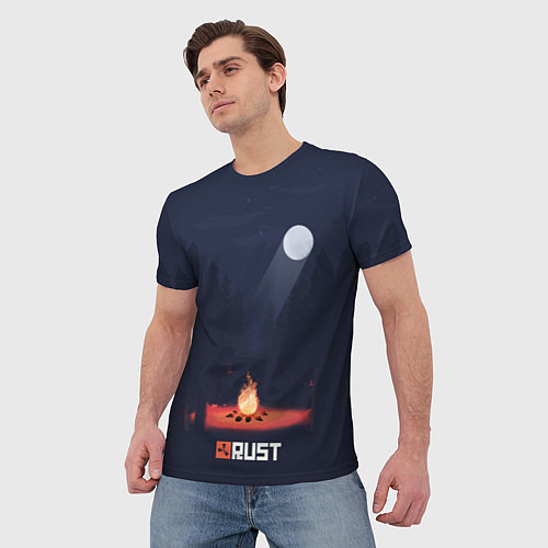 Мужская футболка Rust / 3D-принт – фото 3
