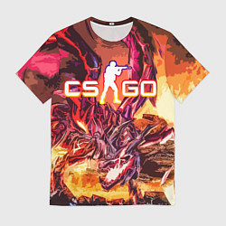 Футболка мужская CS GO, цвет: 3D-принт
