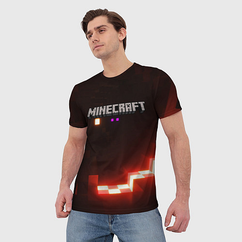 Мужская футболка MINECRAFT / 3D-принт – фото 3