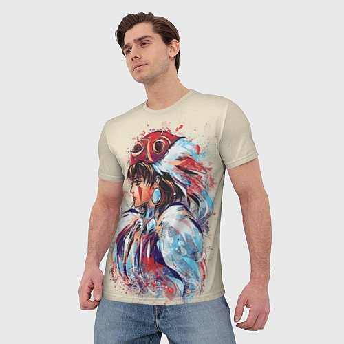 Мужская футболка Princess Mononoke / 3D-принт – фото 3