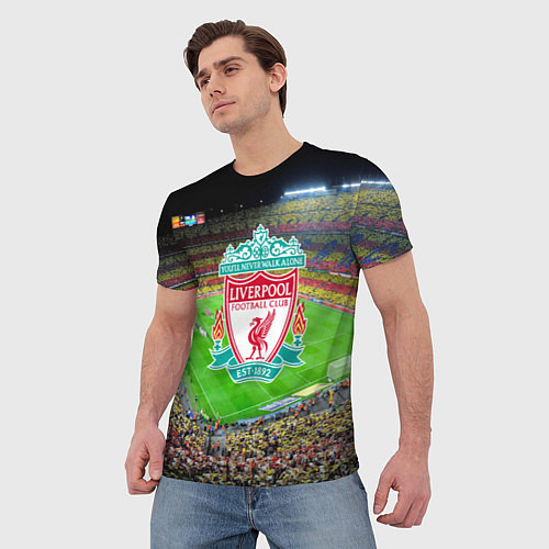 Мужская футболка FC Liverpool / 3D-принт – фото 3