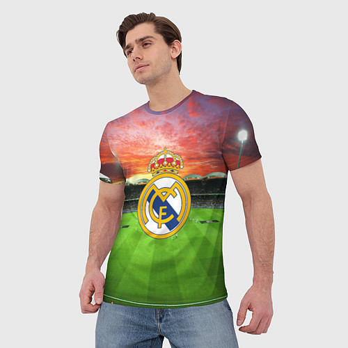 Мужская футболка FC Real Madrid / 3D-принт – фото 3