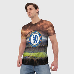 Футболка мужская FC Chelsea, цвет: 3D-принт — фото 2